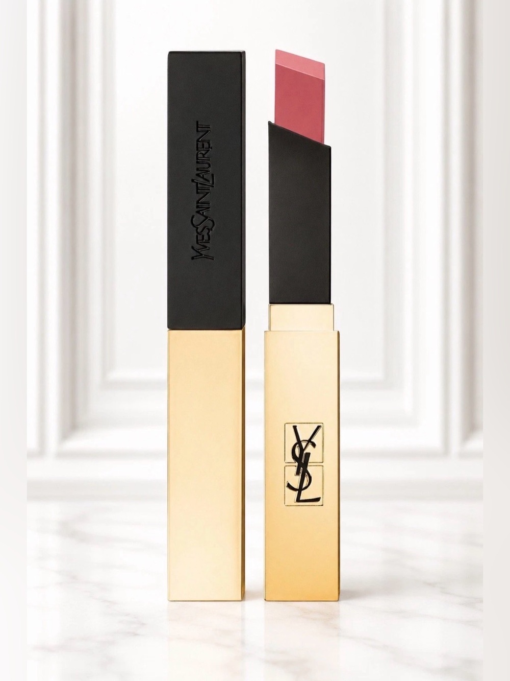 YSL Rouge Pur Couture The Slim Leather-Matte Lipstick 12 Nu Incongru NIB